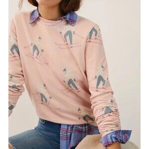NWT Sol Angeles x Anthropologie Freestyle Ski Sweatshirt - Size XL